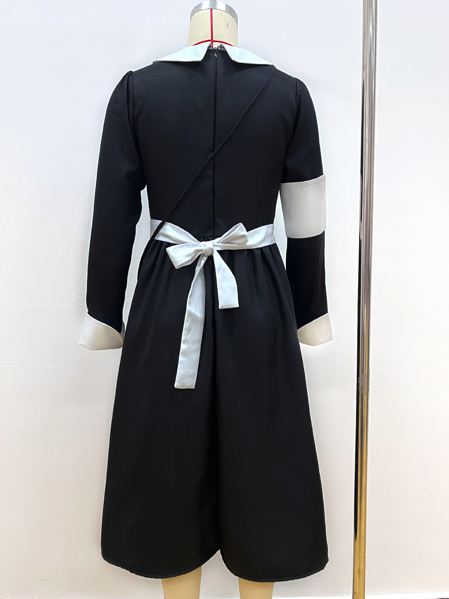 Classic Black White Nurse Uniform Set - Women Nurse Cosplay Outfit